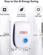 Eletronic Ultrasonic Pest Repeller ( Pack Of 2 ) - BUYSQUARE