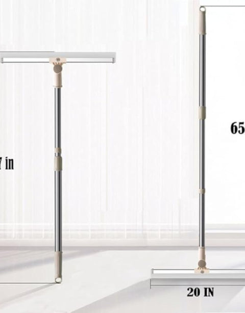 Floor Squeegee 20 inch Silicone Long Handle - BUYSQUARE