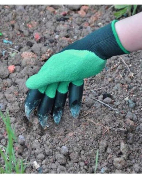 Green Garden Hand Gloves, Size: Medium - BUYSQUARE