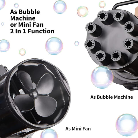 Automatic bubble gun toy for boys and girls