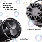 Automatic bubble gun toy for boys and girls