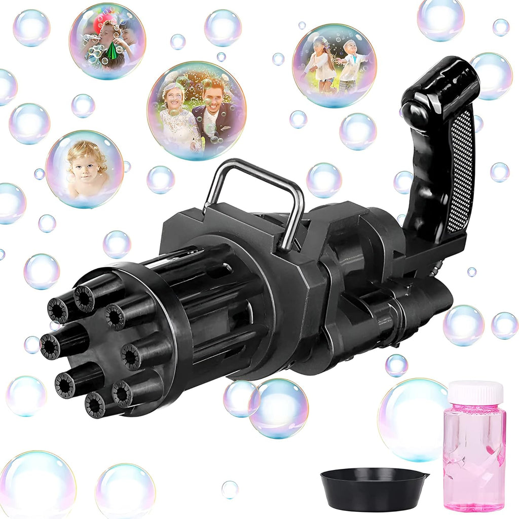 Automatic bubble gun toy for boys and girls