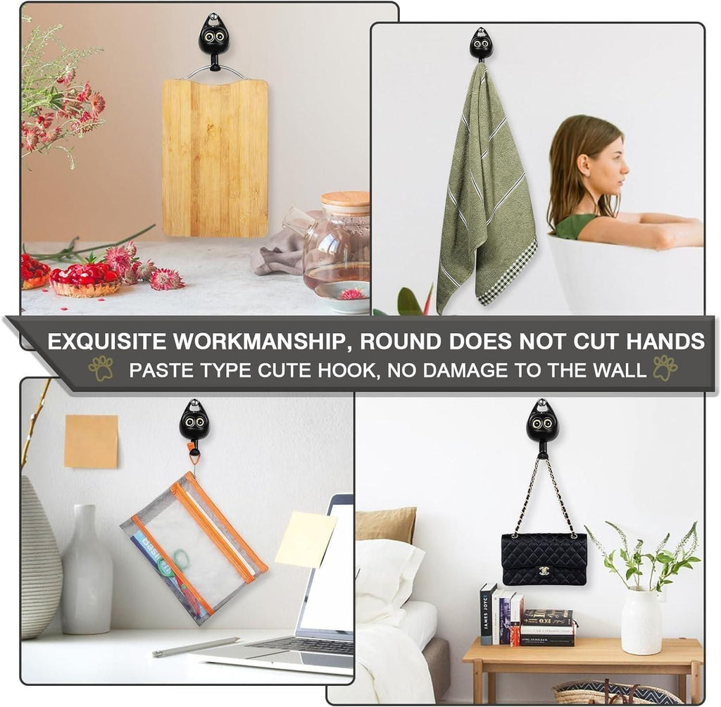 Wall-mounted key hanger hooks in pack of 2 for entryway storageWall-mounted key hanger hooks in pack of 2 for entryway storage