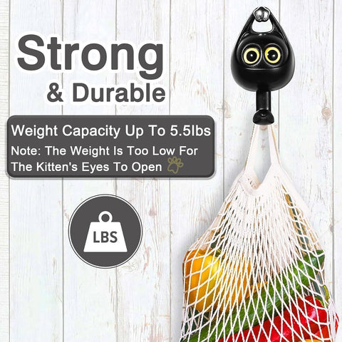 Durable cute hooks for keys and lightweight items for wall use