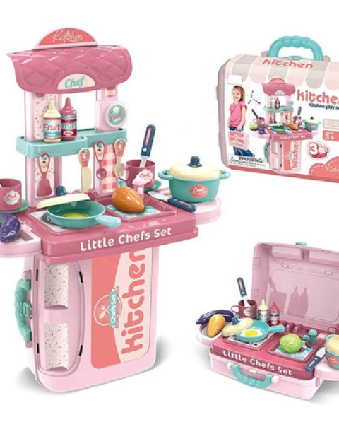 Kitchen Set for Girls with Cooking Utensils Combo Items - BUYSQUARE