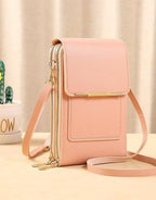 Leather Shoulder Bag Mobile Purse cosmetic Bags - BUYSQUARE