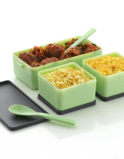 Lunch Box Comes with 3 Detachable Box - BUYSQUARE