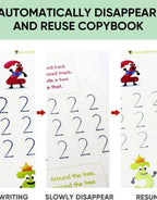 Magic Book for Kids, Sink Magic Practice CopyBook, (4 Books+10 Refills+1 Pen+1 Grip) ( Pack Of 2 ) - BUYSQUARE