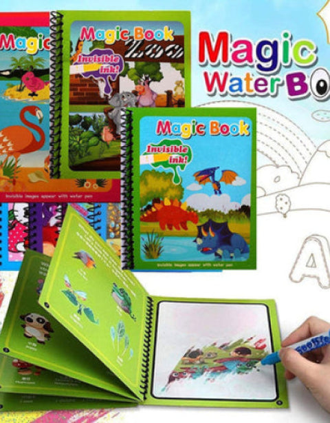 Magical Water Painting Book For Kids (Pack of 4) - BUYSQUARE