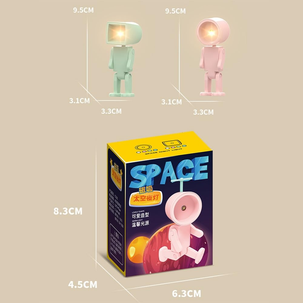 Mini Astronaut LED Flexible Magnetic Night Lamp