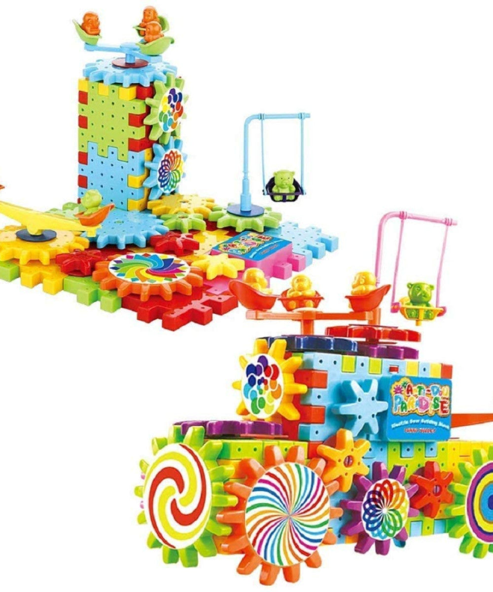 Miracle Motorized Spinning Rotating Gear Blocks
