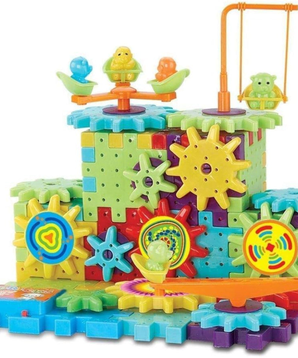Miracle Motorized Spinning Rotating Gear Blocks