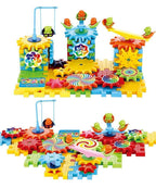 Miracle Motorized Spinning Rotating Gear Blocks