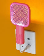 Mosquito Racket - 3 in 1 Mini Electric Fly Swatter Racket and Fly Zapper - BUYSQUARE