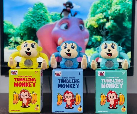 Tumbling Monkey Toy