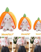 Plush Toy Pillow, Reversible Bunny, Cute Rabbit Sofa Pillow - BUYSQUARE