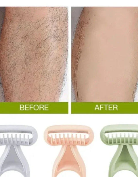 Portable Travelling Razor, Men's and Women's Universal Leg Shaving Knife, Salon Macro Blade Mini Hair Shaver, Body Grooming. - BUYSQUARE