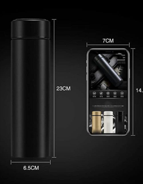 Temperature Water Bottle | Smart Vacuum Insulated Thermos Water Bottle ( Pack Of 2 ) - BUYSQUARE