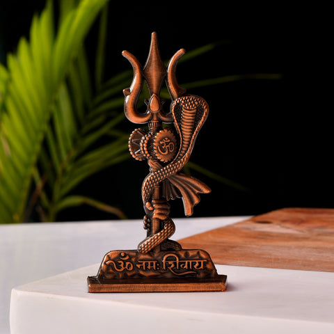 trishul-with-snake-shiv-ji-idol--om-namah-shivay-copper-finish-showpiece-for-home-temple--car-dashboard