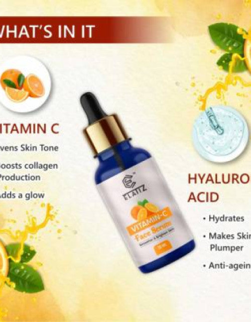 Vitamin C Face Serum - Hyaluronic Acid For Brightening & Anti-Age 30ml - BUYSQUARE