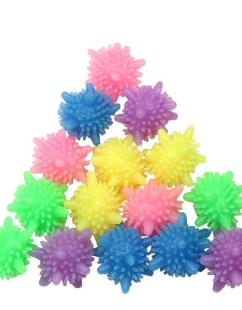 Washer Balls Magic Eco-Friendly Laundry Scrubbing Balls, Solid Colorful Laundry Washing Balls Enhance Your Machine Cleaning Power Pack of 12 - BUYSQUARE