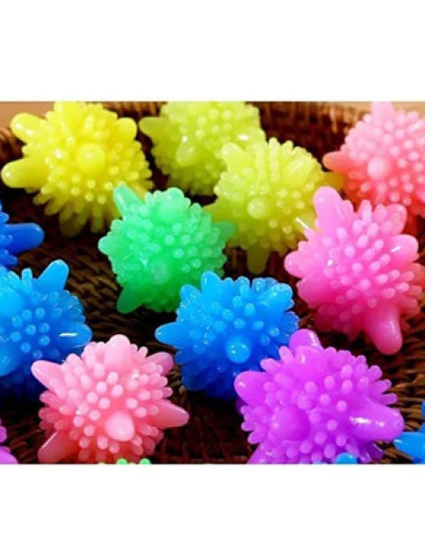 Washer Balls Magic Eco-Friendly Laundry Scrubbing Balls, Solid Colorful Laundry Washing Balls Enhance Your Machine Cleaning Power Pack of 12 - BUYSQUARE